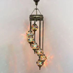 Lampu gantung Turki Mosaic