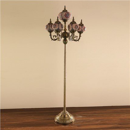 7 Lampu Kaca Lampu Lantai Turki